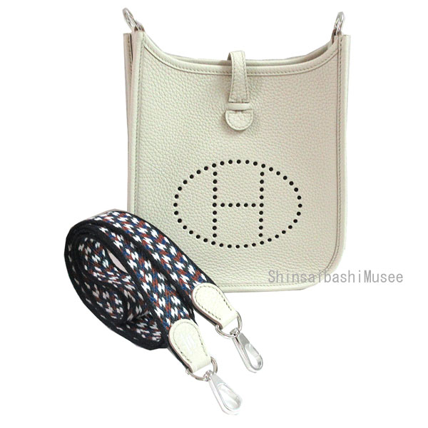 ☆新品　未使用品☆ HERMES ミニエブリンTPM アマゾン エルメス エヴリンアマゾンTPM ブルードプリュス トリヨンクレマンス