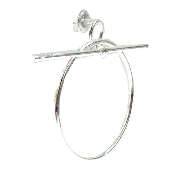 HERMES エシャペ シルバーピアス MM 箱付き