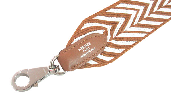名東】【HERMES】エルメス バンドリエール サングル ジグザグ 50mm  