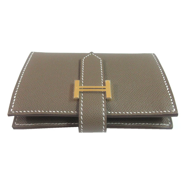 ≪ 新品 ≫ エルメス ベアン ミニ エトゥープ ゴールド金具 ヴォー