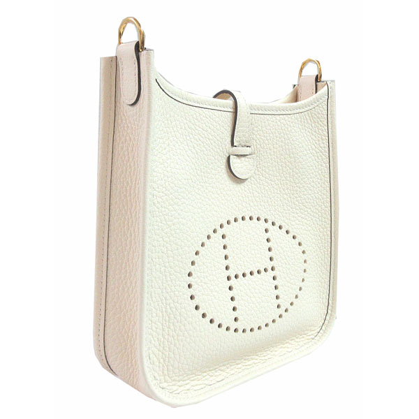 【おしゃれ】HERMES エブリン ミニ 16 TPM ナタ ハンドバッグ 激レア☆メンズもOK！】HERMES エルメス エヴリンミニ TPM 16