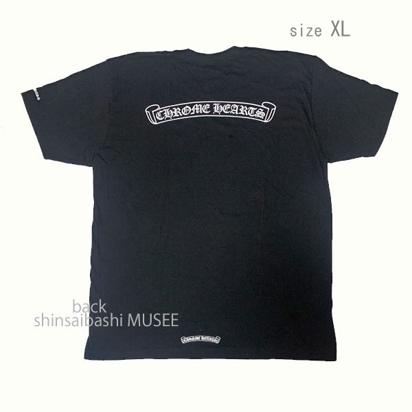 ≪新品≫ 正規品 クロムハーツ メンズ Tシャツ ブラック 黒 XLサイズ ≪BrandNew≫ Chrome Hearts Men's T-shirt Black Size XL Authentic