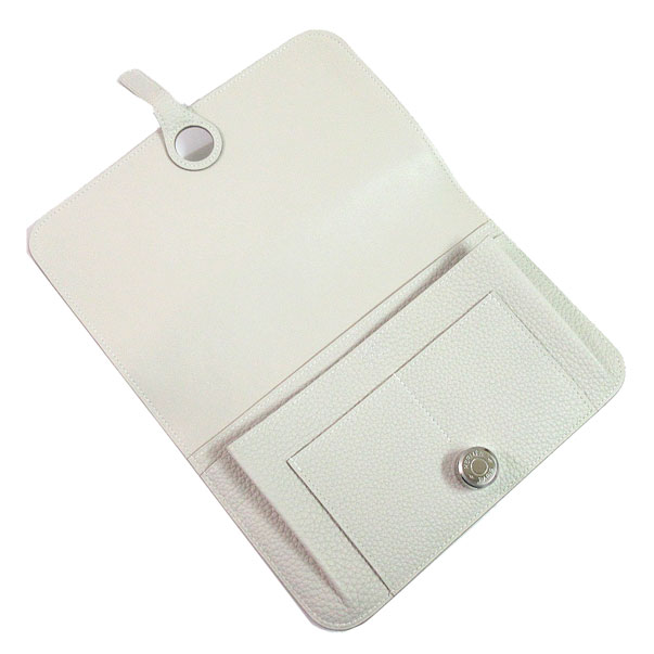≪新品≫エルメスドゴンGMトゴピンクシルバー金具箱リボン付ラッピングWalletDogonGMPINK