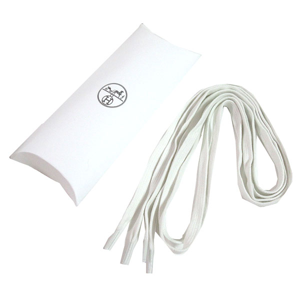 ≪BrandNew≫HermesBouncingSneakersAllLeatherLowCutWhiteBlackSize4226.5cmMen'sShoesBoxRibbon