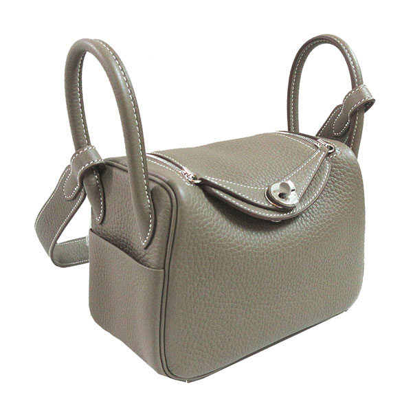 ≪新品≫エルメス リンディ ミニ Mini エトゥープ シルバー金具 W刻印