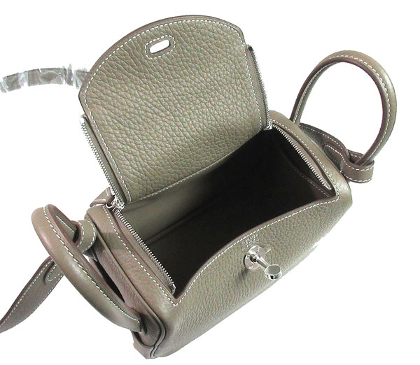 ≪新品≫エルメス リンディ ミニ Mini エトゥープ シルバー金具