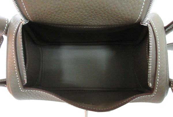 ≪新品≫エルメス リンディ ミニ Mini エトゥープ シルバー金具
