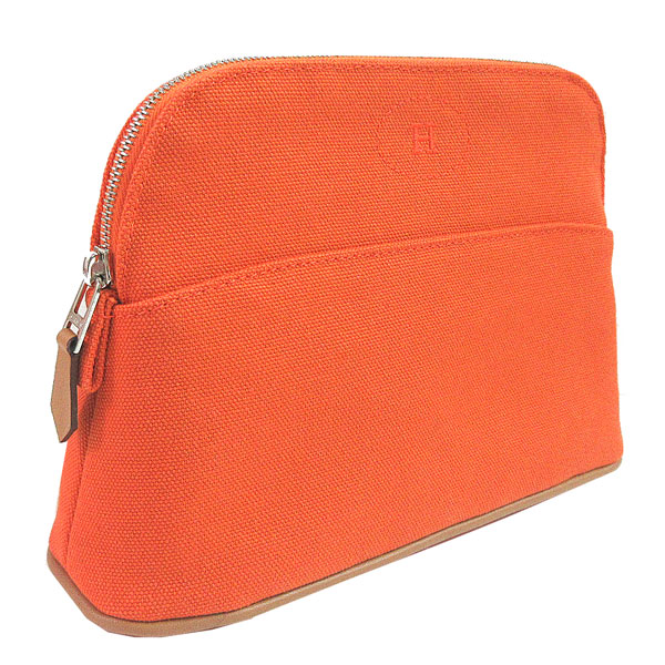 エルメス ボリード 16 ミニミニ コスメ 化粧ポーチ コットン100  