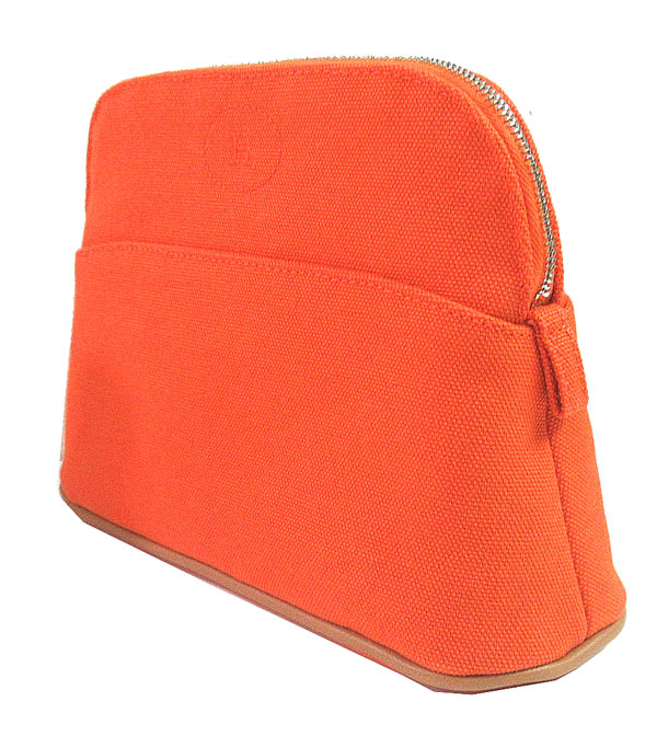≪Brandnew≫HERMESPouchNeovanGMFlatPouchCosmeticPouchNavyAccessoryCaseWetFabric