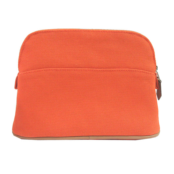 ≪Brandnew≫HERMESPouchNeovanGMFlatPouchCosmeticPouchNavyAccessoryCaseWetFabric