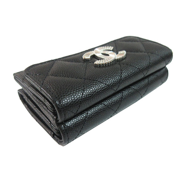 ≪新品≫シャネル スモール フラップ ウォレット 黒 ブラック