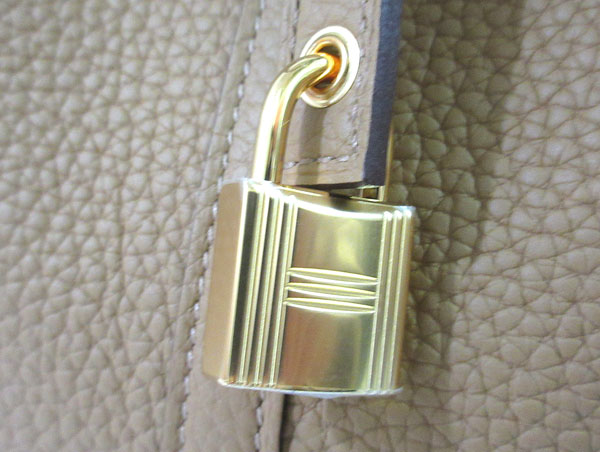 新品 エルメス ピコタンカデナロック 22 MM ビスキュイ GD金具 ≪新品≫HERMES エルメス ピコタン カデナロック 22 MM