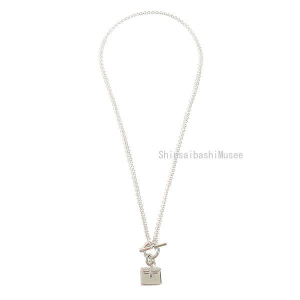 《 新品 》エルメス ペンダンティフ ケリーアミュレット シルバー ネックレス ペンダント シルバー製 箱 リボン ラッピング [BrandNew] Hermes Pendant Kelly Amulet Silver Necklace Pendant Silver Box Ribbon Wrapping