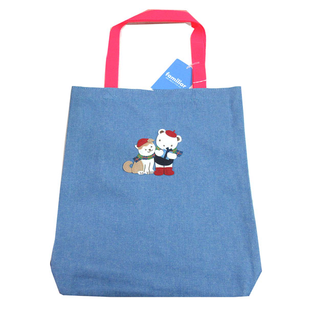 新品】familiar ファミリア 渋谷ヒカリエ 限定 ハチ公 トートバッグ 大