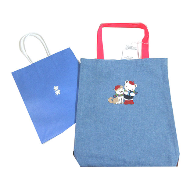 新品】familiar ファミリア 渋谷ヒカリエ 限定 ハチ公 トートバッグ 大