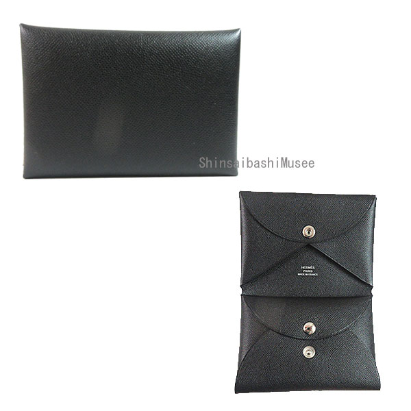 ≪新品≫エルメス カードケース カルヴィデュオ ノワール 黒 ブラック