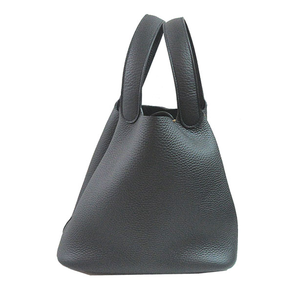 ≪新品≫HERMES エルメス ピコタン カデナロック 22 MM 黒 ブラック