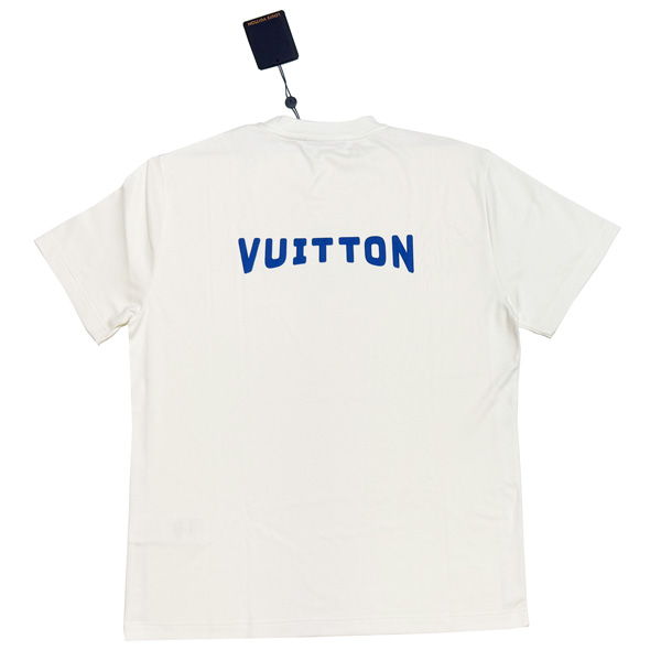 Louis Vuitton ルイヴィトン LVプリントTシャツ 白 LOUIS VUITTON ルイヴィトン Louis Vuitton LVエスカルプリン