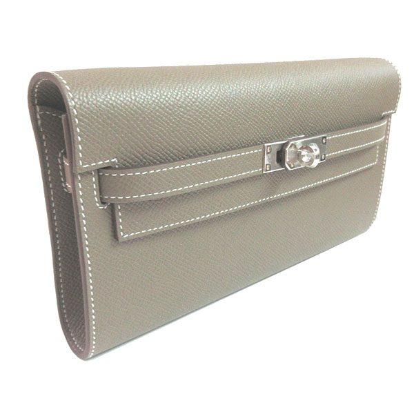 ≪ 新品 ≫ エルメス ケリー ロング トゥーゴー エトゥープ シルバー