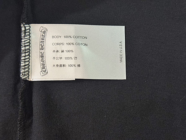 ≪新品≫正規品 クロムハーツ 2025年 メンズ Tシャツ 黒 ブラック