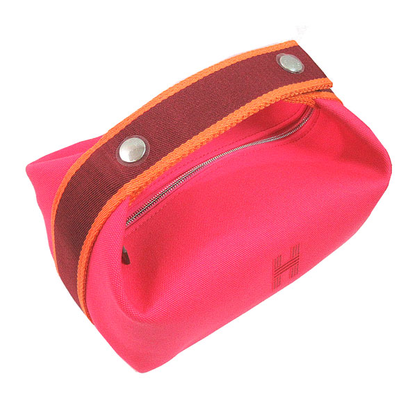 ≪新品≫ エルメス ブリッドアブラック PM ハイビスカス ピンク