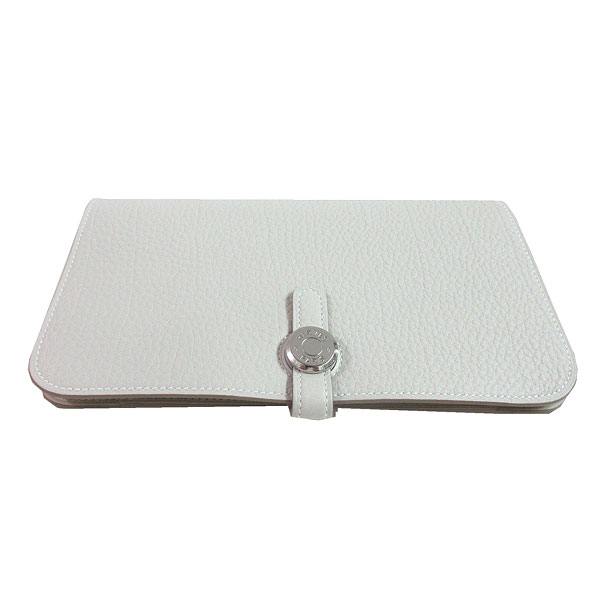 ≪新品≫エルメスドゴンGMトゴピンクシルバー金具箱リボン付ラッピングWalletDogonGMPINK