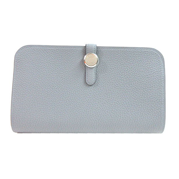 新品 》HERMES エルメス ドゴン デュオ GM トゴ グリパンタン シルバー