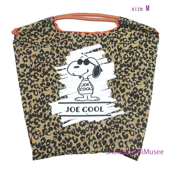 ≪ 新品 ≫ボールアンドチェーン 2025年 大阪 限定 スヌーピー トートバッグ レオパード ベージュ M エコ ピーナッツ 
