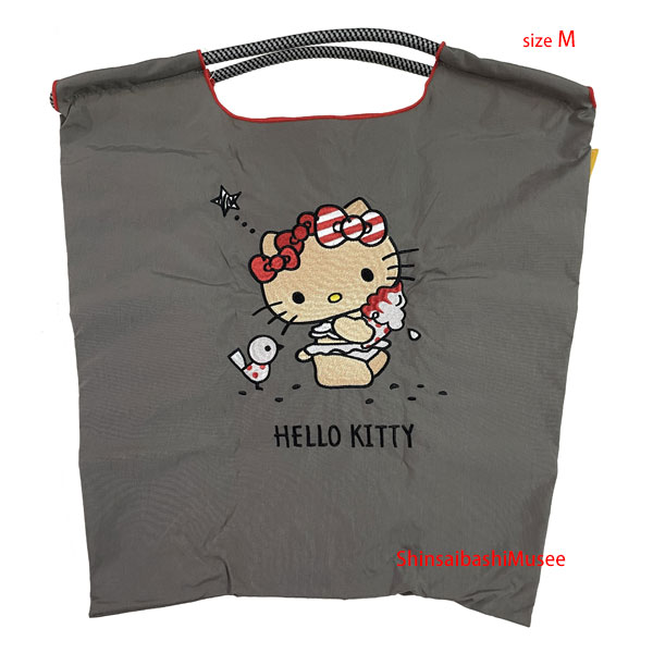 ≪Brand new≫ Ball & Chain Hello Kitty Limited Tote Bag Sun-kissed Gelate Gray Medium Eco ≪ 新品 ≫ボールアンドチェーン ハローキティ 日焼け ジェラート 限定 トートバッグ  グレー M エコ