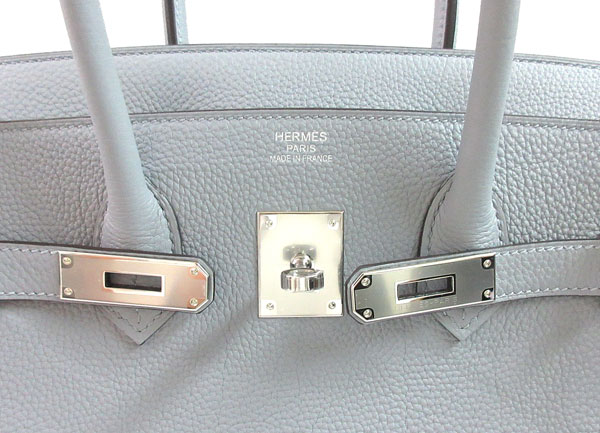 ≪ 新品 ≫ エルメス バーキン35 グリパンタン シルバー金具 トゴ K