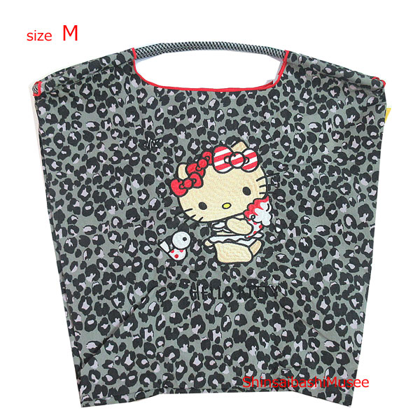 ≪ 新品 ≫ボールアンドチェーン ハローキティ 日焼け ジェラート 限定 トートバッグ グレー レオパード M エコ≪Brand new≫ Ball & Chain Hello Kitty Limited Tote Bag Sunkissed Gelate Grey Leopard Medium Eco