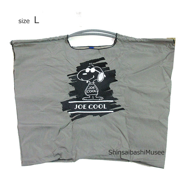  ≪ 新品 ≫ボールアンドチェーン スヌーピー トートバッグ ジョークール グレー L エコ ピーナッツ ≪Brand new≫Ball&Chain Edition Snoopy JOECOOL ToteBag Gray L Eco Peanuts