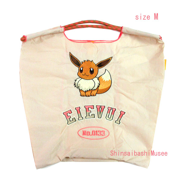≪ 新品 ≫ボールアンドチェーン ポケモン ナンバーコレクション No.0133 イーブイ トートバッグ M 限定 エコ ベージュ ≪Brand new≫Ball＆Chain Pokemon Number Collection No.0133 Eievui Tote Bag M Limited Edition Eco beige