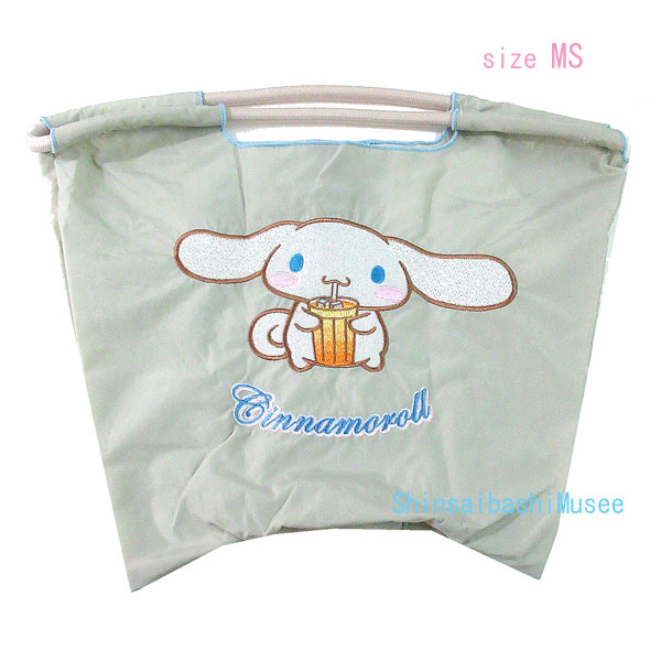 ≪ 新品 ≫ボールアンドチェーン CAFE 限定 シナモロールドリンク ショッピングバッグ MS グレー エコ ≪Brand new≫Ball & Chain CAFE Limited Edition Cinnamoroll Drink Tote Bag MS P/GRAY Eco