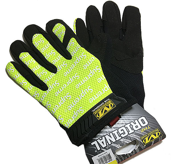 ≪新品≫ 17SS Supreme / Mechanix Wear Original Work Gloves Yellow 