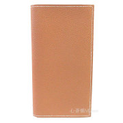 ≪ 新品 ≫ エルメス メンズ 長財布 MC2 フレミング ロング ウォレット ゴールド エプソン U刻印　HERMES MC2 Fleming Long Walette Gold Epson All leather オールレザー 箱 リボン ラッピング