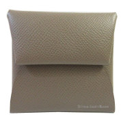 ≪新品≫エルメス バスティア エトゥープ シルバー金具 エプソン コインケース 財布 箱 リボン ラッピング ≪Brand new≫ HERMES Bastia change purse Etoupe Epsom Box Ribbon Wrapping 