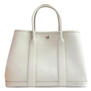 ≪ 新品 ≫ HERMES エルメス ガーデンパーティー 30 TPM ネゴンダ オールレザー 型押し べトン シルバー金具 W刻印 ≪Brand new≫ HERMES Garden Party 30 TPM Negonda leather Beton Silver Hardware All leather Box Ribbon Tote Bag 