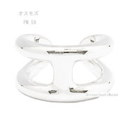 《 新品 》 エルメス オスモズ PM リング 59 (日本サイズ19号) シルバー製 SV925 箱 リボン ラッピング HERMES Osmos PM Silve Ring Brand New シェーヌダンクル
