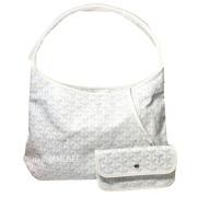 ≪ 新品 ≫ 正規品 GOYARD ゴヤール ボエム　ホーボー　バッグ　PM ホワイト 白 ゴヤール　ショッパー リボン ラッピング BOHEME HOBO BAG PM WHITE