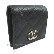 ❣️赤字覚悟の限界価格❣️正規品保証♦︎CHANEL♦︎カメリア♦︎長財布♦︎ブラック 22100612.jpg