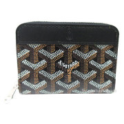 ≪新品≫正規品 GOYARD ゴヤール 財布 ラウンドファスナー コインケース マティニョンミニ ジップ カード 黒 ブラック 箱≪Brand new≫ GOYARD Goyard MATIGNON MINI WALLET Round Zipper Coin Wallet Black Box Genuine 