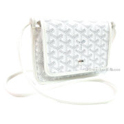 ≪新品≫正規品 GOYARD ゴヤール プリュメ PLUMET ポーチウォレット ホワイト 白 ショッパー リボン ラッピング 財布 ≪Brand new≫ GOYARD Goyard PLUMET POCKET WALLETE White Shoulder Wallet Shopper Ribbon Wrapping Genuine