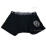 断*中様 【新品】 Chrome Hearts ショート ボクサー ブリーフ 黒 CHROME HEARTS クロムハーツ（原本無） SHORT BOXER ショート