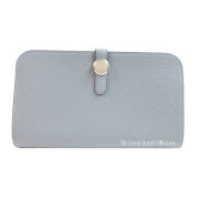 ≪新品≫エルメスドゴンGMトゴピンクシルバー金具箱リボン付ラッピングWalletDogonGMPINK
