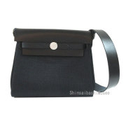 ≪ 新品 ≫エルメス エールバッグ ジップ 20 ミニ トワルアッシュ ブラック 黒 シルバー金具 K刻印 ショルダーバッグ ポシェット≪Brand new≫ Hermes Herbag Zip 20 Mini Toile H Black Silver Hardware K Shoulder Bag