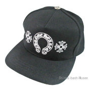 《新品》CHROMEHEARTS クロムハーツ ベースボール キャップ ホースシュー クロス ロゴ ブラック 黒 ショッパー 帽子 正規品≪Brand new≫Chrome Hearts Chrome Hearts Horseshoe Cross Logo Black Shopper hat black Authentic