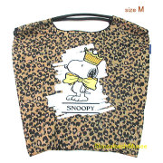 ≪ 新品 ≫ボールアンドチェーン スヌーピー クラウン トートバッグ レオパード ベージュ M エコ ピーナッツ ≪Brand new≫Ball&Chain Snoopy Crown Tote Bag Leopard Beige M Eco Peanuts Bag