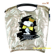≪ 新品 ≫ボールアンドチェーン スヌーピー クラウン トートバッグ ゴールド M エコ ピーナッツ ≪Brand new≫Ball&Chain Snoopy Crown Tote Bag Gold M Eco Peanuts Bag