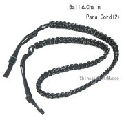 ≪ 新品 ≫ボールアンドチェーン パラコードストラップ 2 ブラック 黒 ホワイト 白 ショルダー≪Brand new≫ Ball & Chain Paracord Shoulder Strap Black White